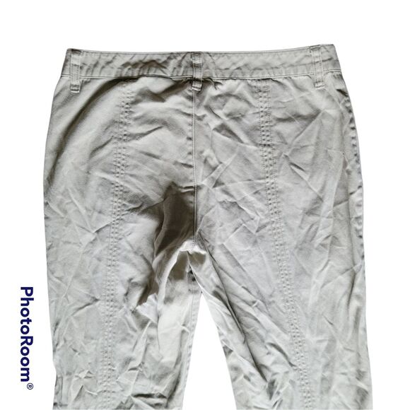 DKNY JEANS KHAKI PANTS - 6L - Picture 5 of 9